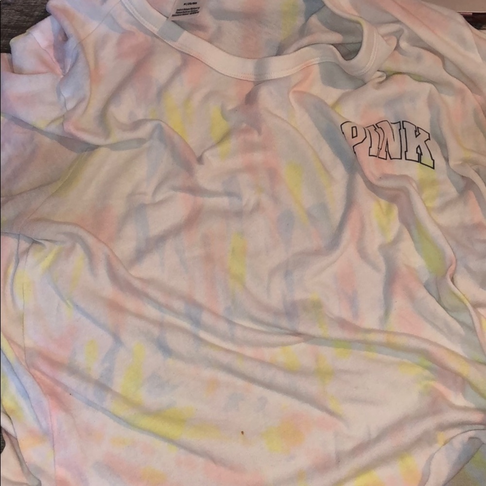 Colorful Victoria secret pink shirt